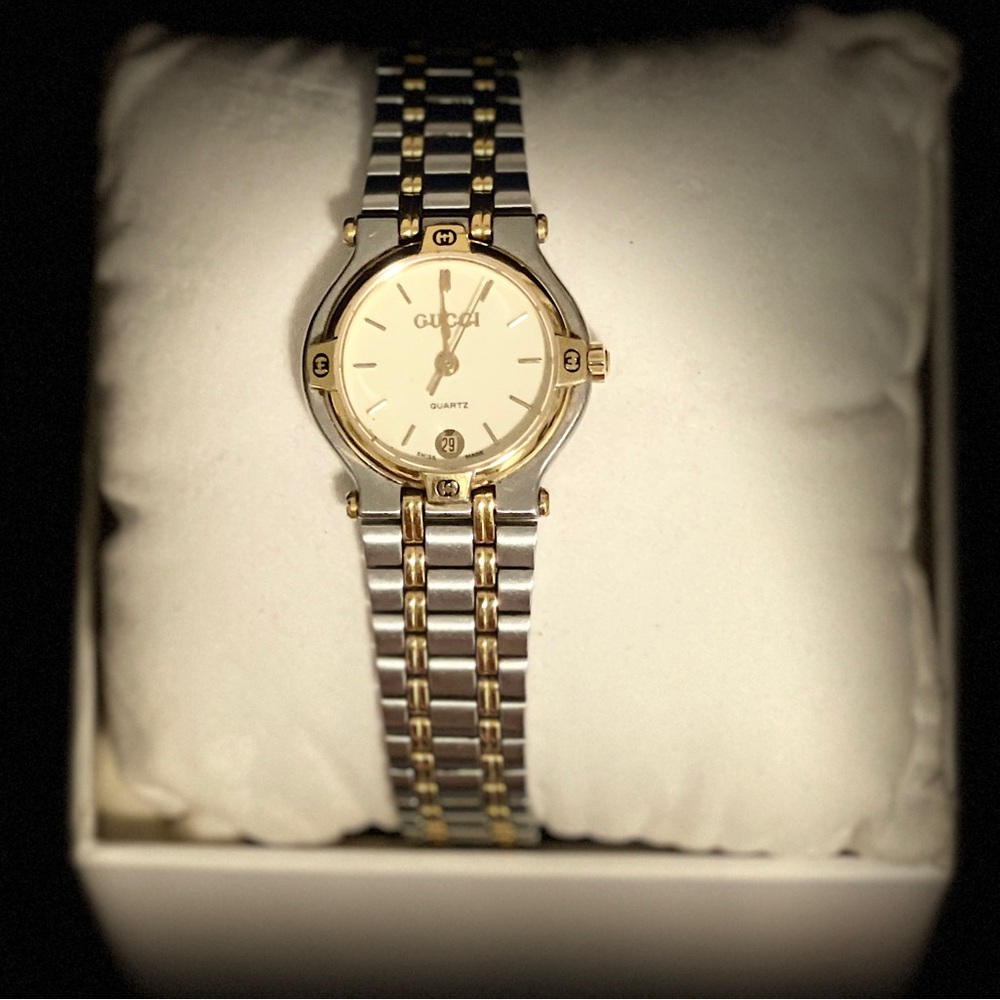 Gucci 2  tone watch